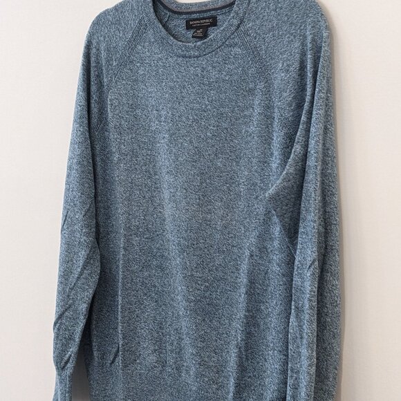 Banana Republic Men's Teal Crew Neck Sweater - Size Medium - Picture 5 of 5